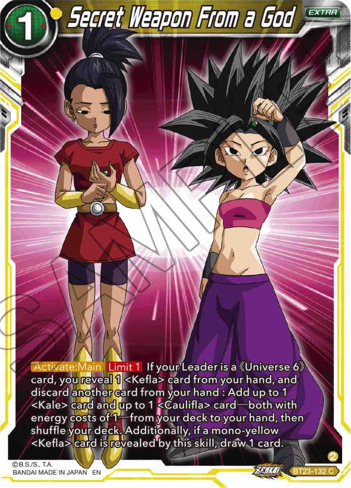 Secret Weapon From a God (BT23-132) [Perfect Combination] | The Time Vault CA