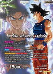 SSB Son Goku // Son Goku, Autonomous Awakening (BT23-099) [Perfect Combination] | The Time Vault CA