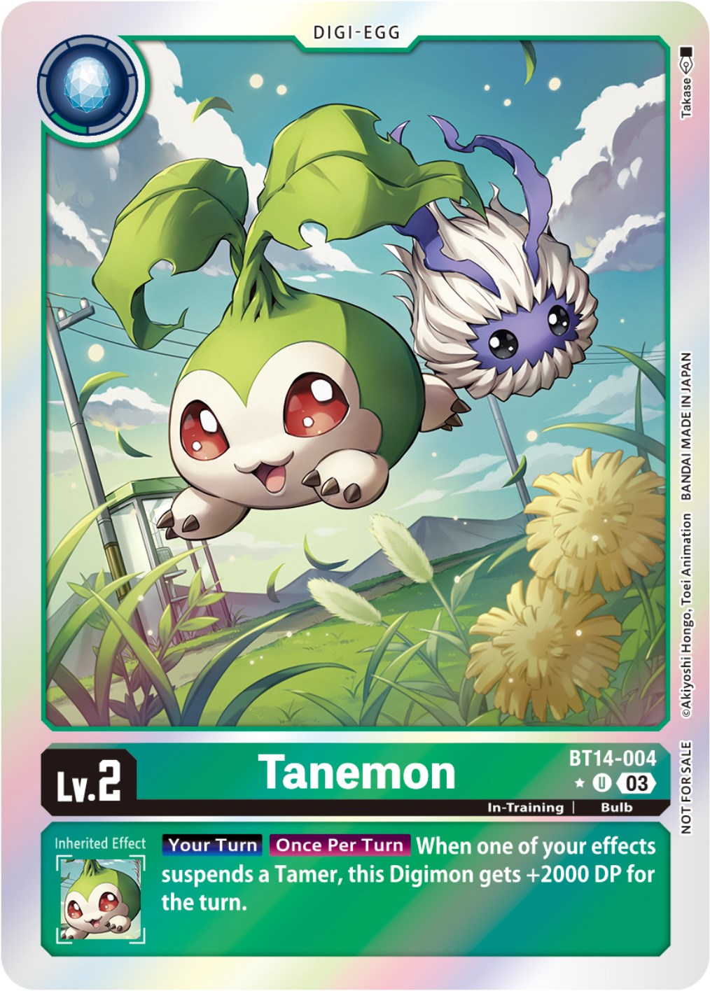 Tanemon [BT14-004] (Blast Ace Box Promotion Pack) [Blast Ace] | The Time Vault CA
