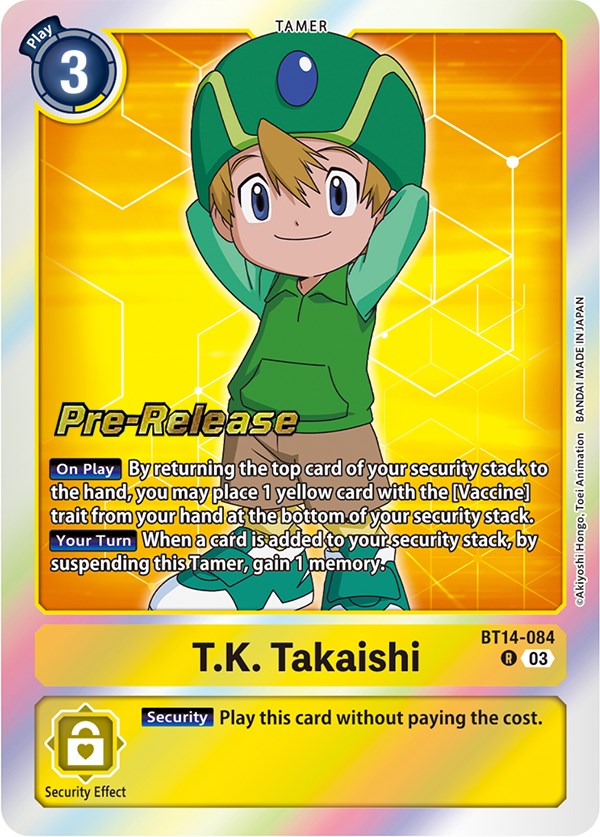 T.K. Takaishi [BT14-084] [Blast Ace Pre-Release Cards] | The Time Vault CA