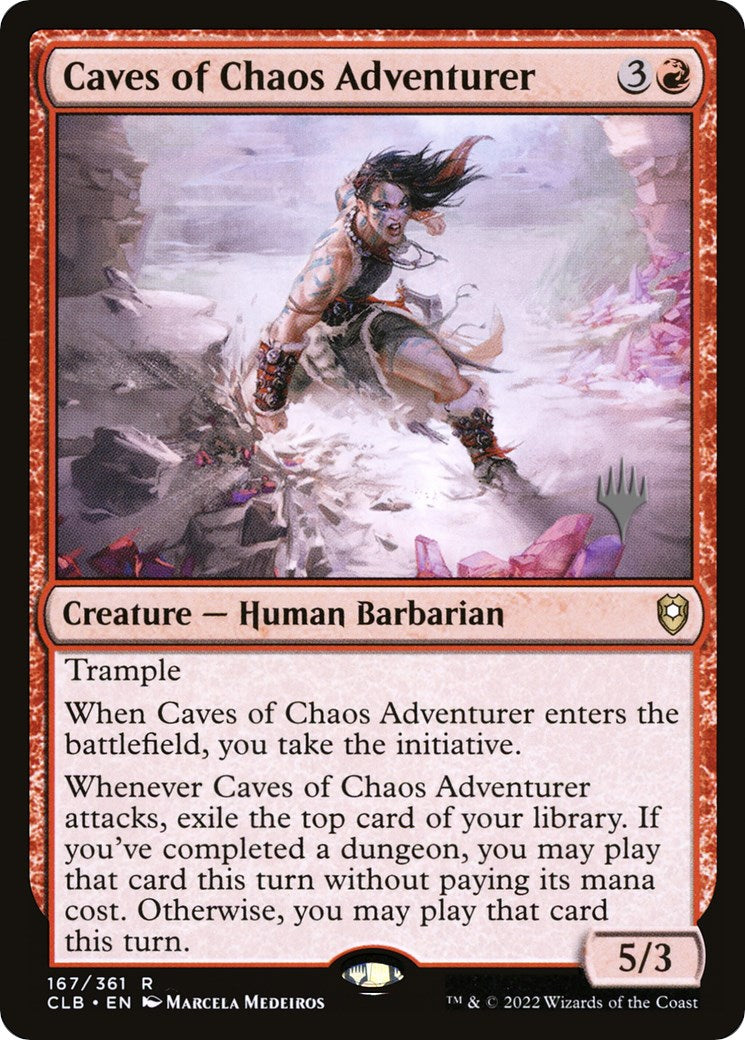 Caves of Chaos Adventurer (Promo Pack) [The Lost Caverns of Ixalan Promos] | The Time Vault CA