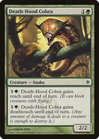 Death-Hood Cobra [New Phyrexia] | The Time Vault CA