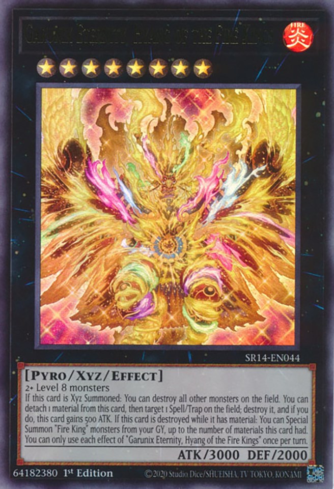 Garunix Eternity, Hyang of the Fire Kings [SR14-EN044] Ultra Rare | The Time Vault CA