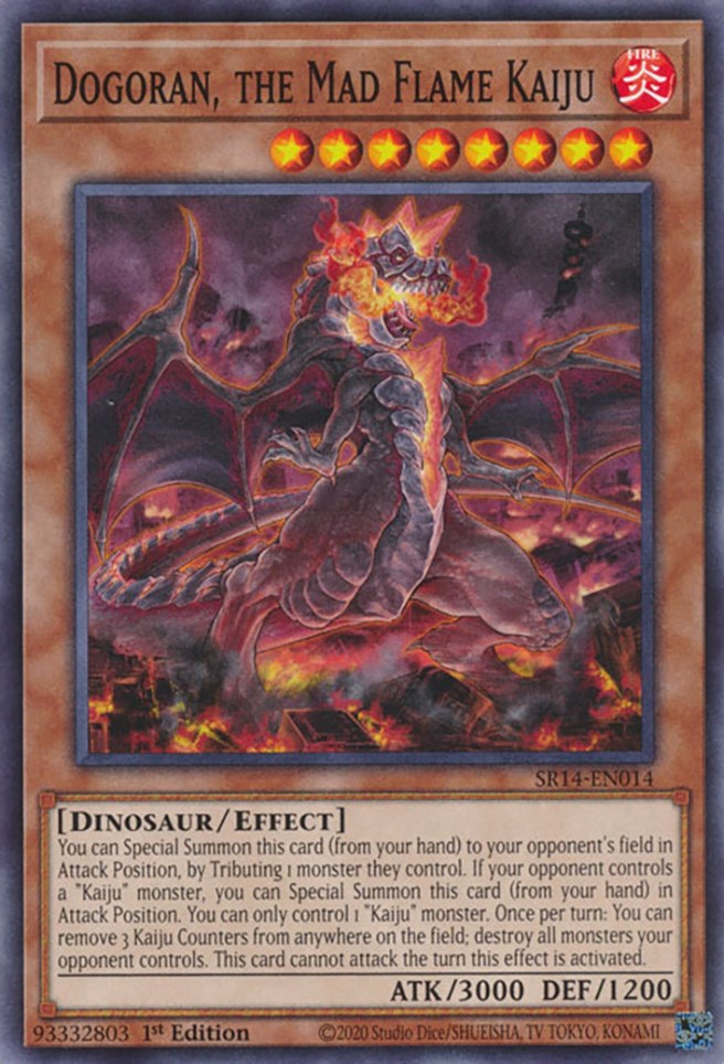 Dogoran, the Mad Flame Kaiju [SR14-EN014] Common | The Time Vault CA