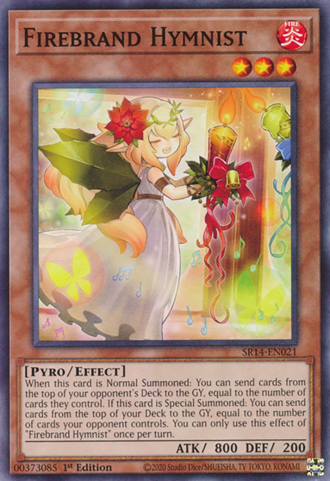 Firebrand Hymnist [SR14-EN021] Common | The Time Vault CA