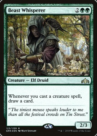 Beast Whisperer [Guilds of Ravnica Promos] | The Time Vault CA