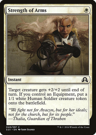 Strength of Arms [Shadows over Innistrad] | The Time Vault CA