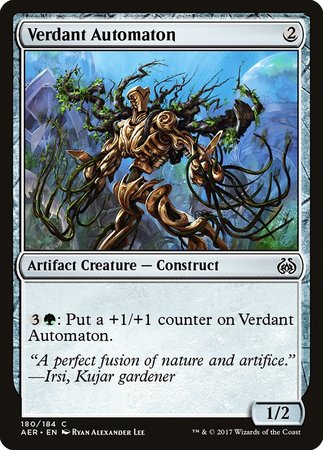 Verdant Automaton [Aether Revolt] | The Time Vault CA
