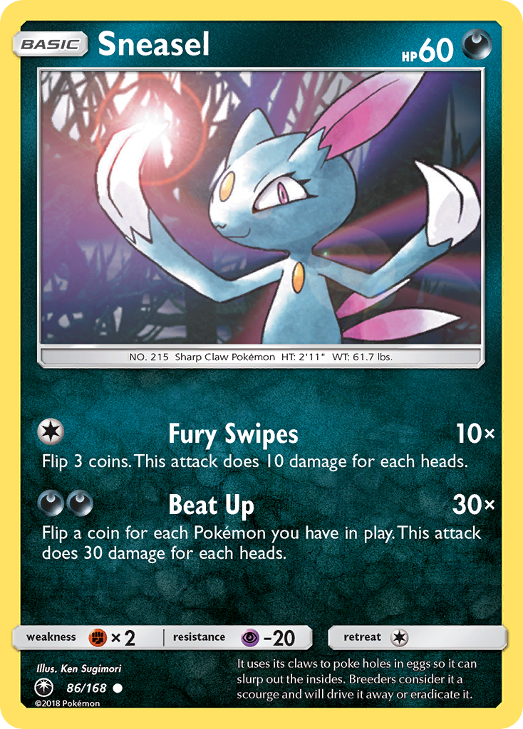 Sneasel (86/168) [Sun & Moon: Celestial Storm] | The Time Vault CA