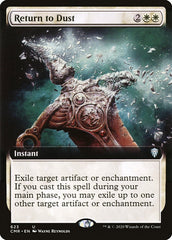 Return to Dust (Extended Art) [Commander Legends] | The Time Vault CA