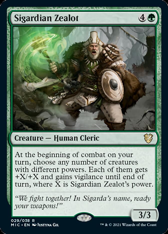 Sigardian Zealot [Innistrad: Midnight Hunt Commander] | The Time Vault CA