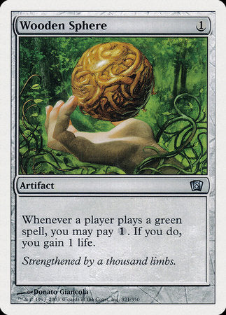 Wooden Sphere [Eighth Edition] | The Time Vault CA