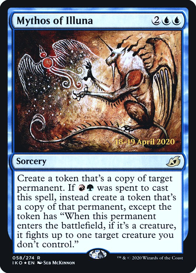 Mythos of Illuna [Ikoria: Lair of Behemoths Prerelease Promos] | The Time Vault CA