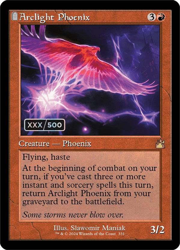 Arclight Phoenix (Retro) (Serialized) [Ravnica Remastered] | The Time Vault CA