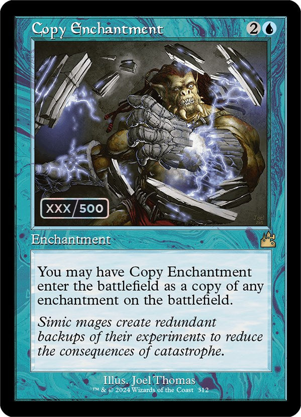 Copy Enchantment (Retro) (Serialized) [Ravnica Remastered] | The Time Vault CA