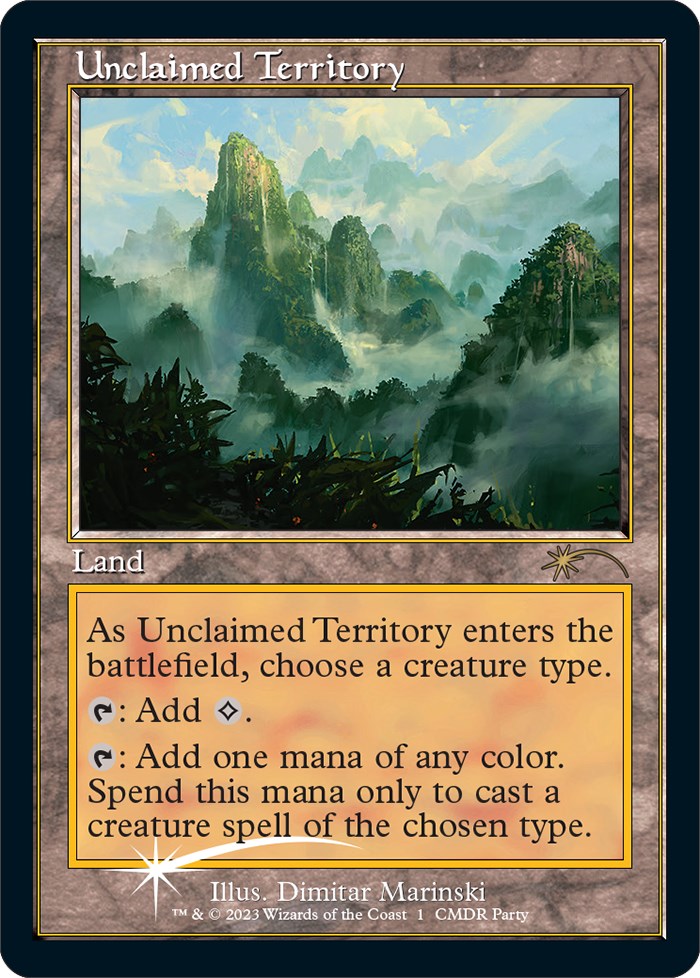 Unclaimed Territory (Retro) [Wizards Play Network 2023] | The Time Vault CA