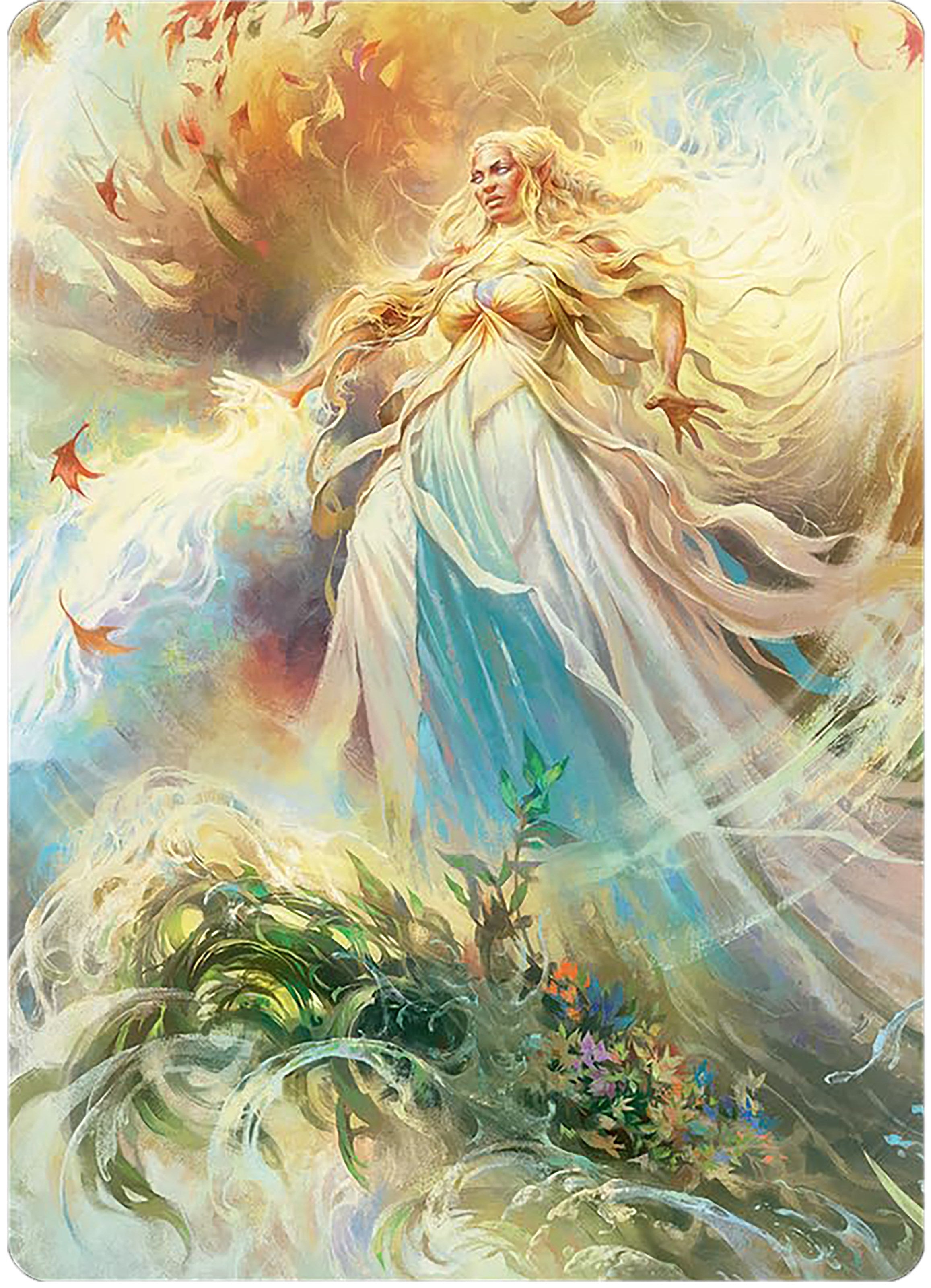 Galadriel, Light of Valinor Art Card [The Lord of the Rings: Tales of Middle-earth Art Series] | The Time Vault CA