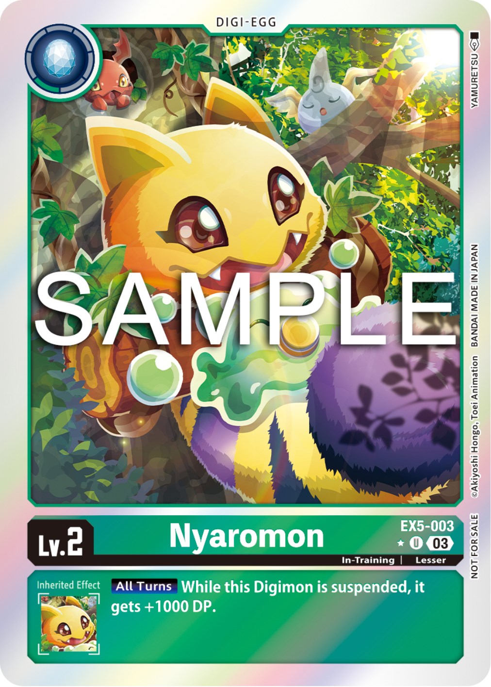 Nyaromon [EX5-003] (Animal Colosseum Box Promotion Pack) [Animal Colosseum] | The Time Vault CA