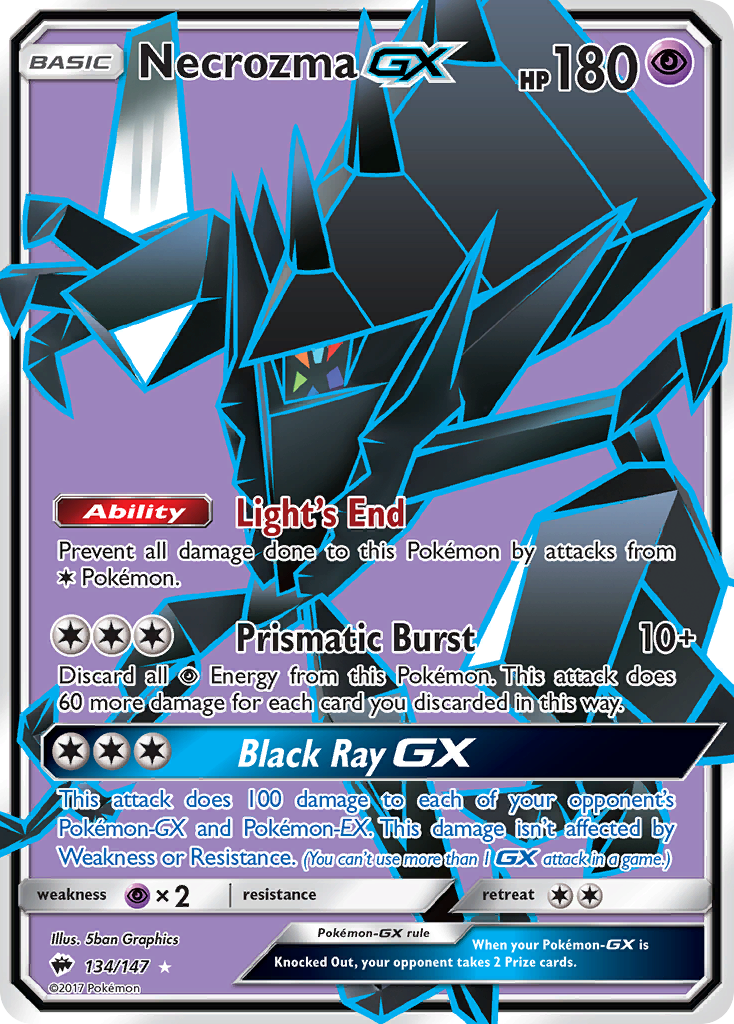 Necrozma GX (134/147) [Sun & Moon: Burning Shadows] | The Time Vault CA