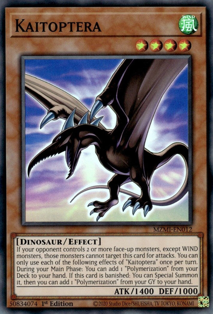 Kaitoptera [MZMI-EN012] Super Rare | The Time Vault CA