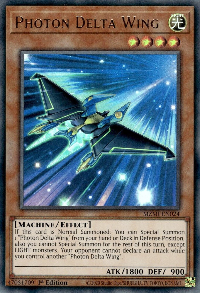 Photon Delta Wing [MZMI-EN024] Ultra Rare | The Time Vault CA