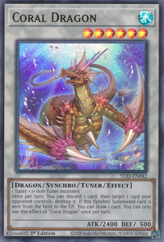 Coral Dragon [STAS-EN042] Ultra Rare | The Time Vault CA