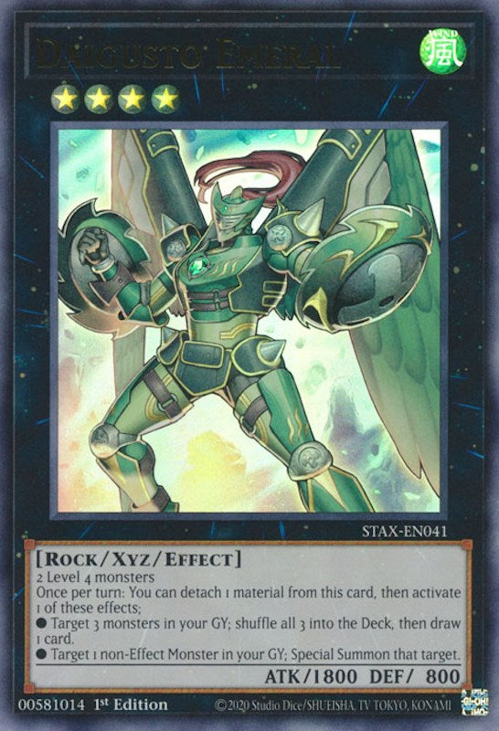 Daigusto Emeral [STAX-EN041] Ultra Rare | The Time Vault CA