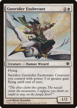 Gustrider Exuberant [Shards of Alara] | The Time Vault CA