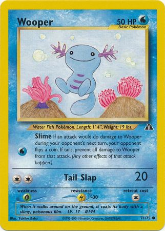 Wooper (71/75) [Neo Discovery Unlimited] | The Time Vault CA