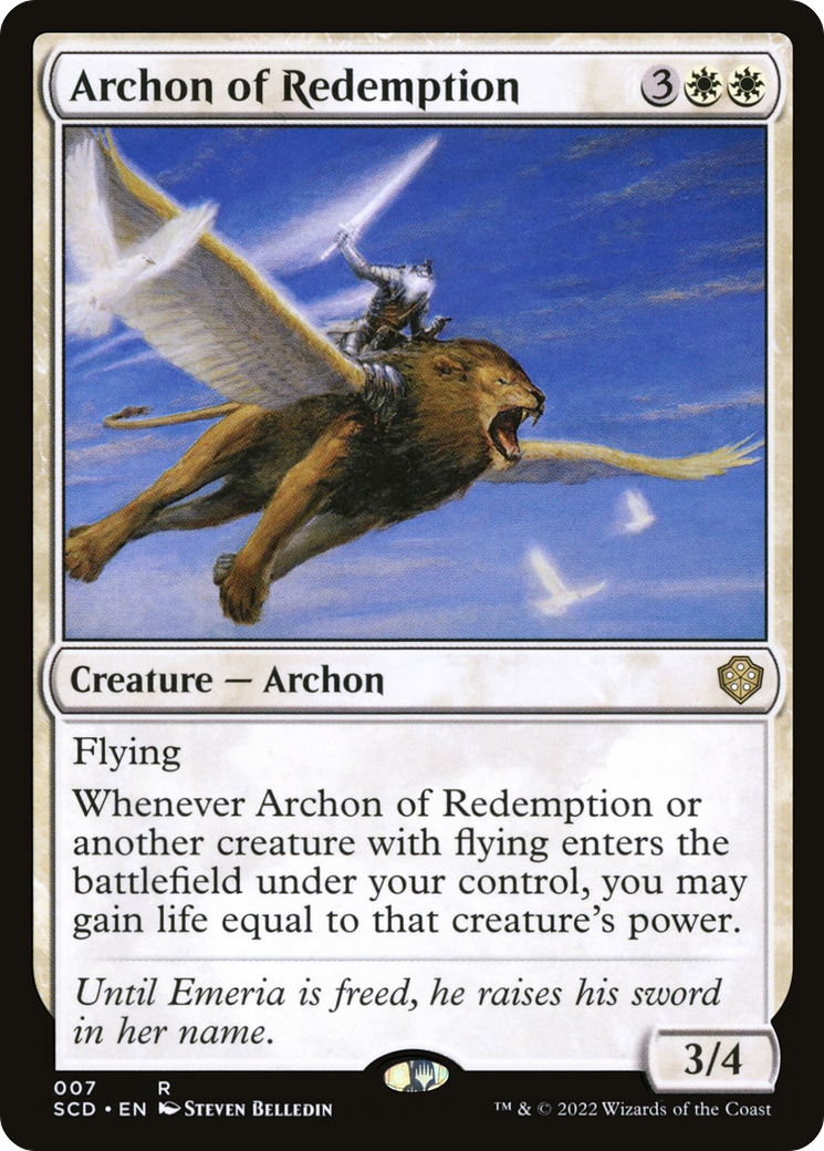 Archon of Redemption [Starter Commander Decks] | The Time Vault CA