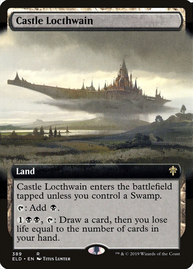 Castle Locthwain (Extended Art) [Throne of Eldraine] | The Time Vault CA