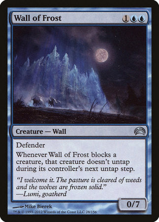 Wall of Frost [Planechase 2012] | The Time Vault CA