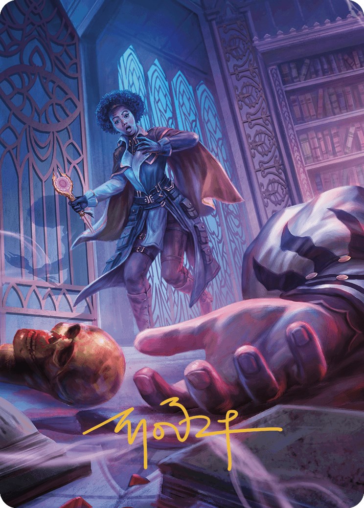Deadly Complication Art Card (Gold-Stamped Signature) [Murders at Karlov Manor Art Series] | The Time Vault CA