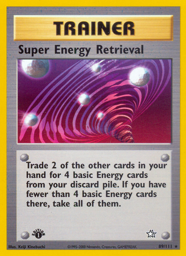 Super Energy Retrieval (89/111) [Neo Genesis 1st Edition] | The Time Vault CA