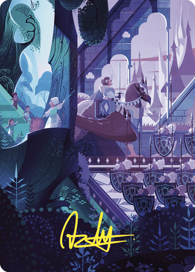 As Foretold Art Card (Gold-Stamped Signature) [Wilds of Eldraine Art Series] | The Time Vault CA