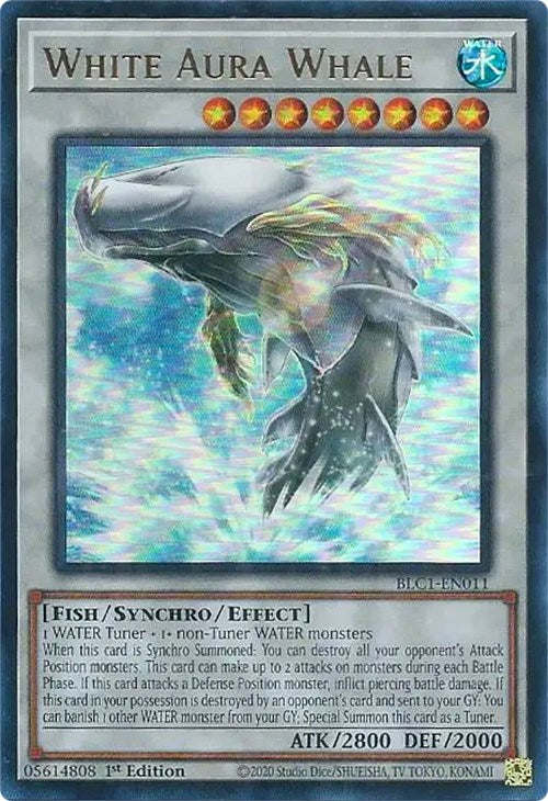 White Aura Whale [BLC1-EN011] Ultra Rare | The Time Vault CA