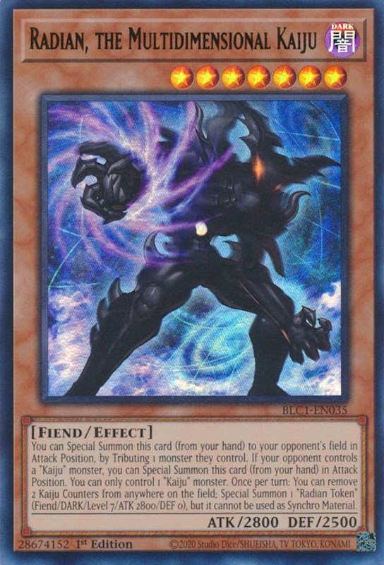 Radian, the Multidimensional Kaiju [BLC1-EN035] Ultra Rare | The Time Vault CA