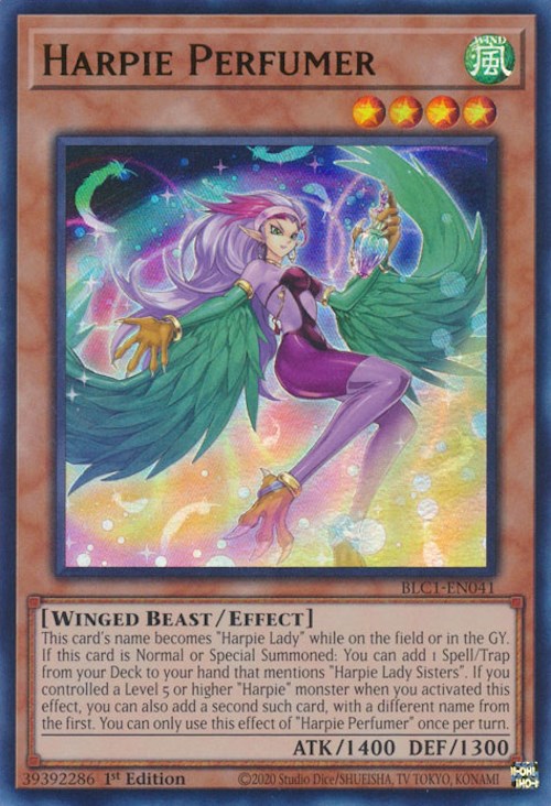 Harpie Perfumer [BLC1-EN041] Ultra Rare | The Time Vault CA