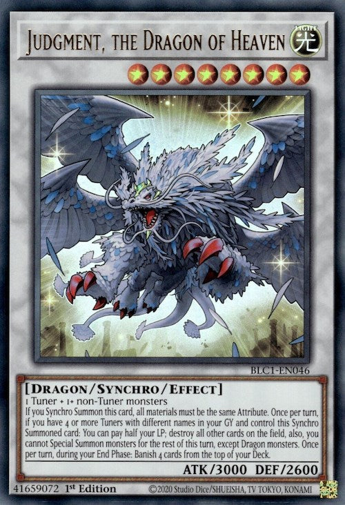 Judgment, the Dragon of Heaven [BLC1-EN046] Ultra Rare | The Time Vault CA