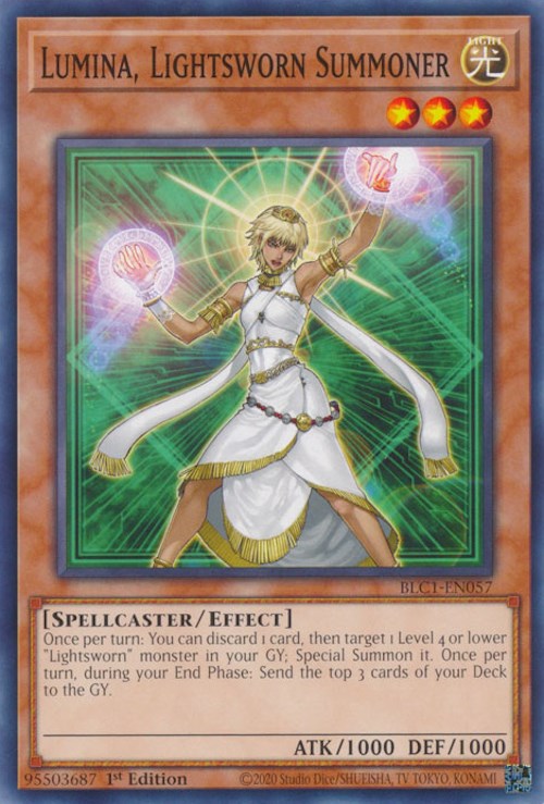 Lumina, Lightsworn Summoner [BLC1-EN057] Common | The Time Vault CA