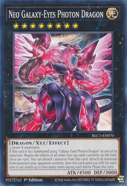 Neo Galaxy-Eyes Photon Dragon [BLC1-EN070] Common | The Time Vault CA