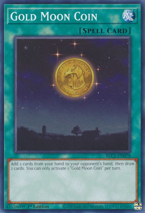 Gold Moon Coin [BLC1-EN078] Common | The Time Vault CA