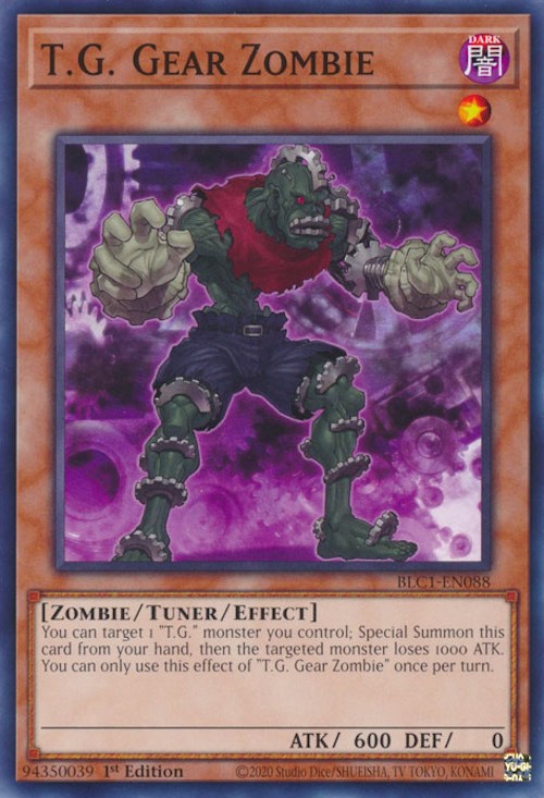 T.G. Gear Zombie [BLC1-EN088] Common | The Time Vault CA