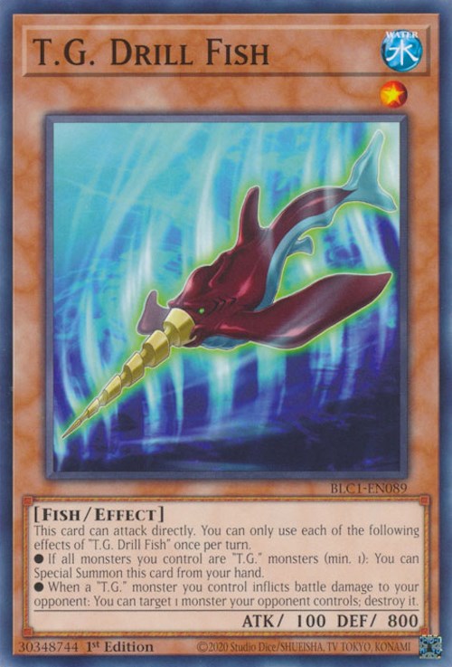T.G. Drill Fish [BLC1-EN089] Common | The Time Vault CA