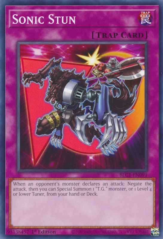 Sonic Stun [BLC1-EN091] Common | The Time Vault CA