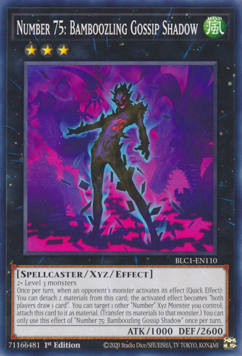 Number 75: Bamboozling Gossip Shadow [BLC1-EN110] Common | The Time Vault CA