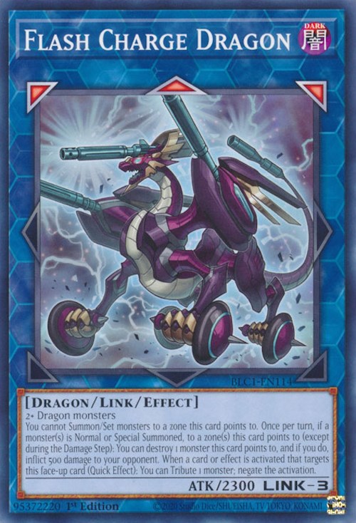 Flash Charge Dragon [BLC1-EN114] Common | The Time Vault CA
