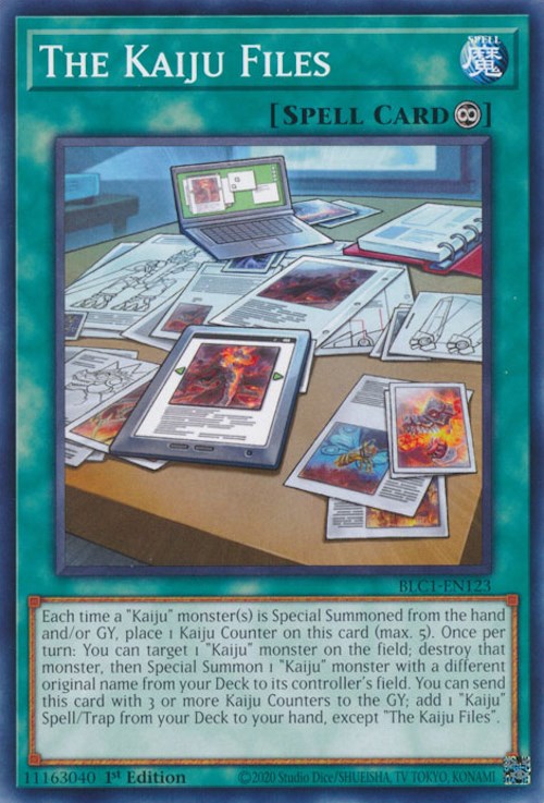 The Kaiju Files [BLC1-EN123] Common | The Time Vault CA