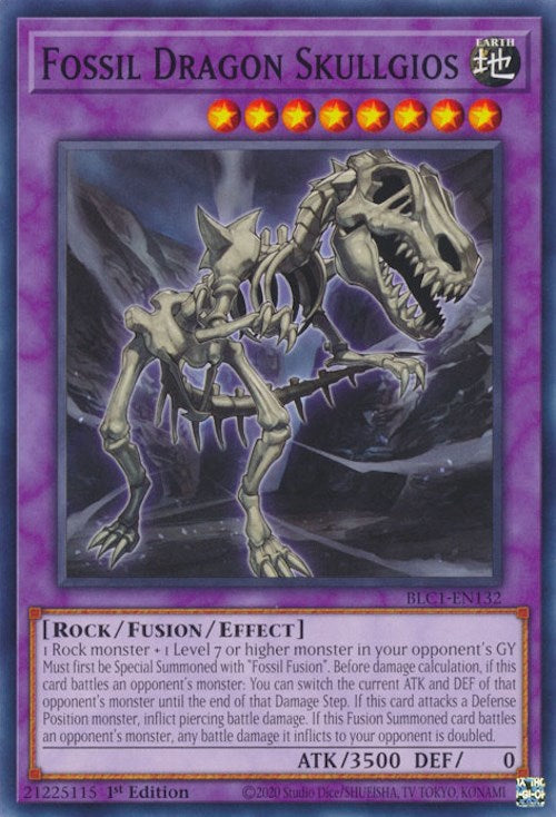 Fossil Dragon Skullgios [BLC1-EN132] Common | The Time Vault CA