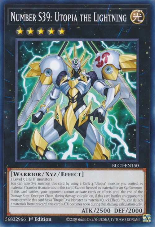 Number S39: Utopia the Lightning [BLC1-EN150] Common | The Time Vault CA